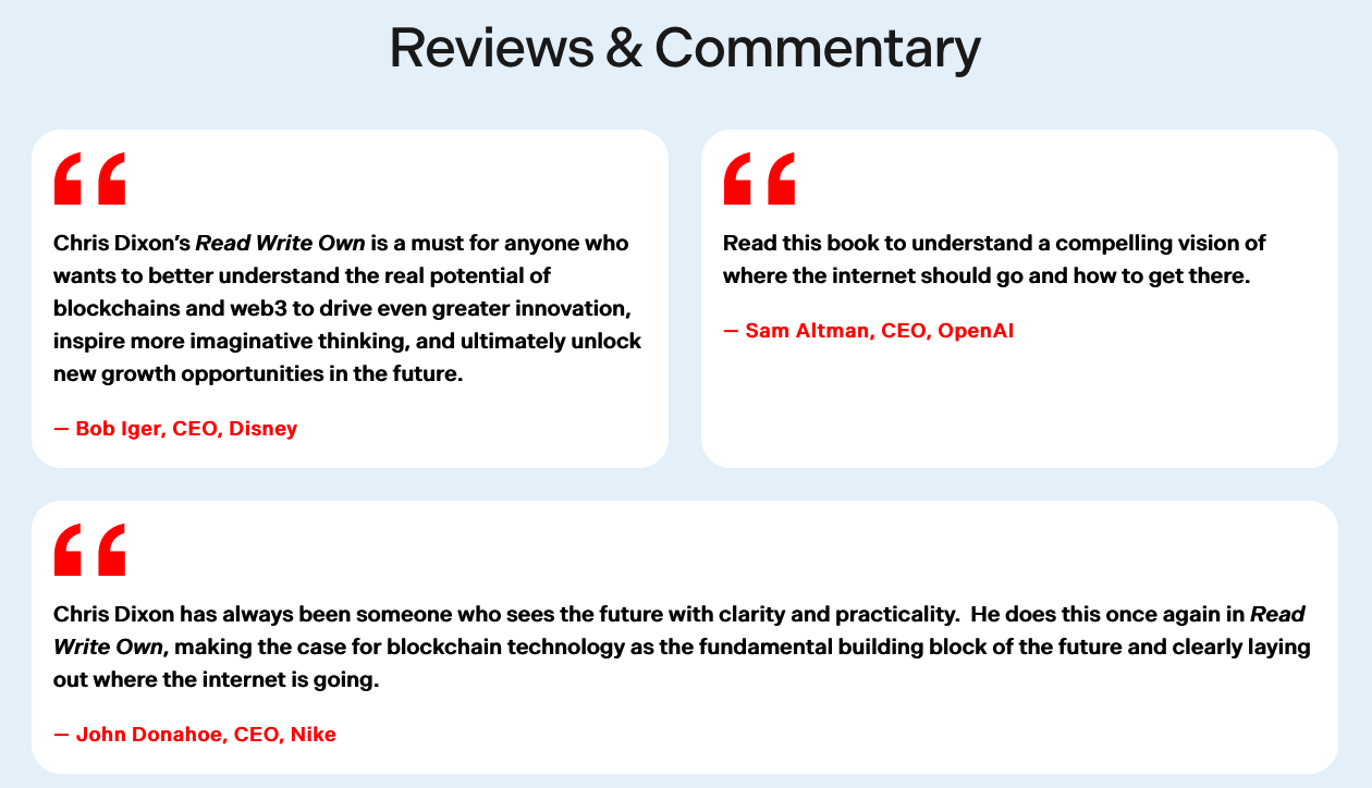 Read reviews and commentary