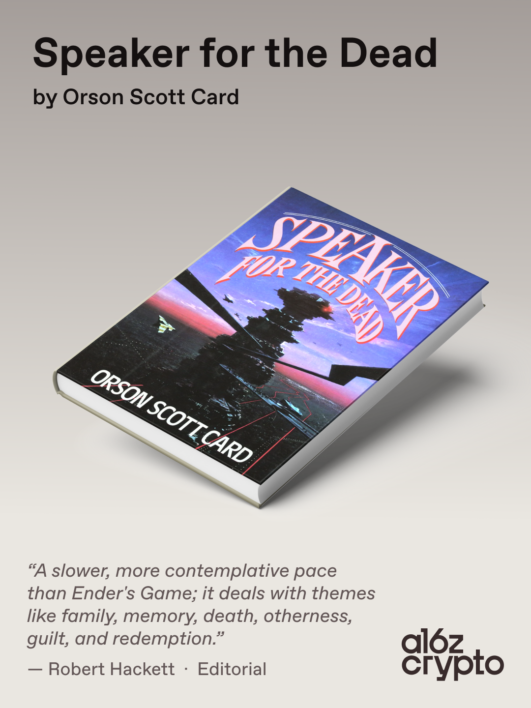 Speaker for the Dead by Orson Scott Card