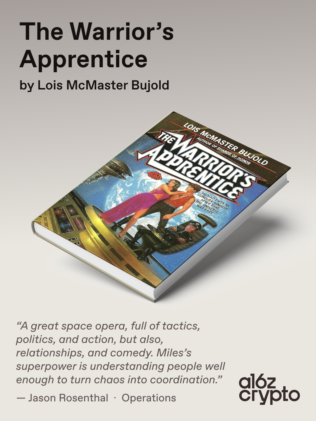 The Warrior's Apprentice by Lois McMaster Bujold